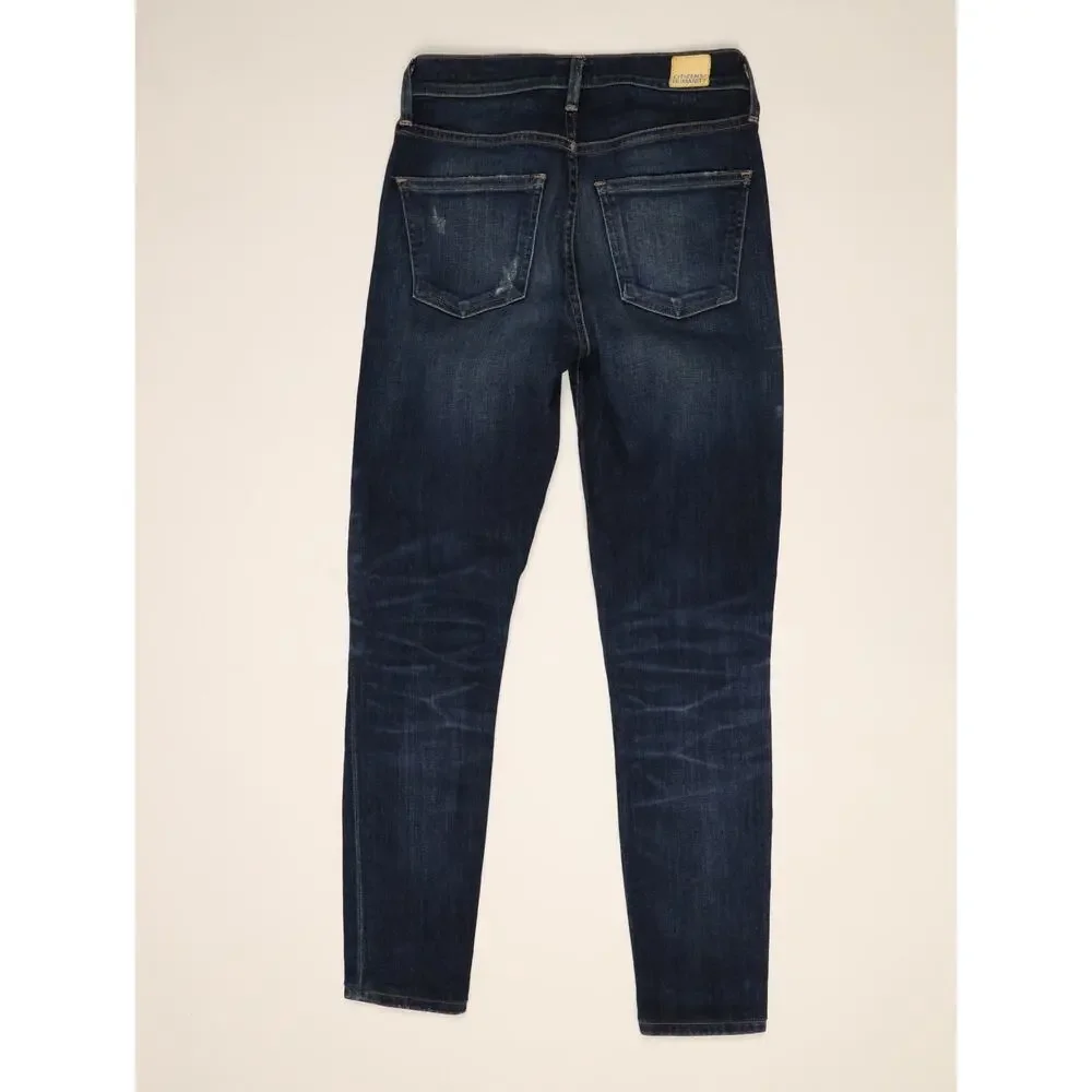 Citizens of Humanity Rocket High Rise Skinny Jeans Classic Dark Wash Size 24